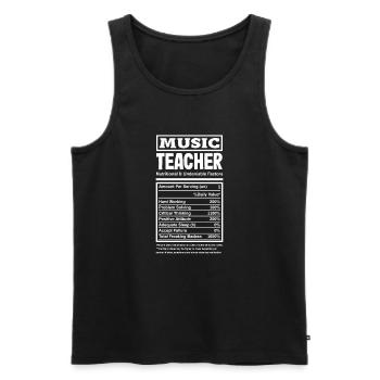 Lustiges Lehrer Lehrerinnen Geschenk - Männer Premium Bio Tank Top - Schwarz - Vorne - Michal (187cm)