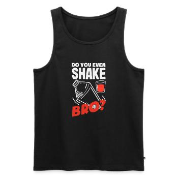 Lustiger Barkeeper Spruch Barkeeper Geschenk - Männer Premium Bio Tank Top - Schwarz - Vorne - Michal (187cm)