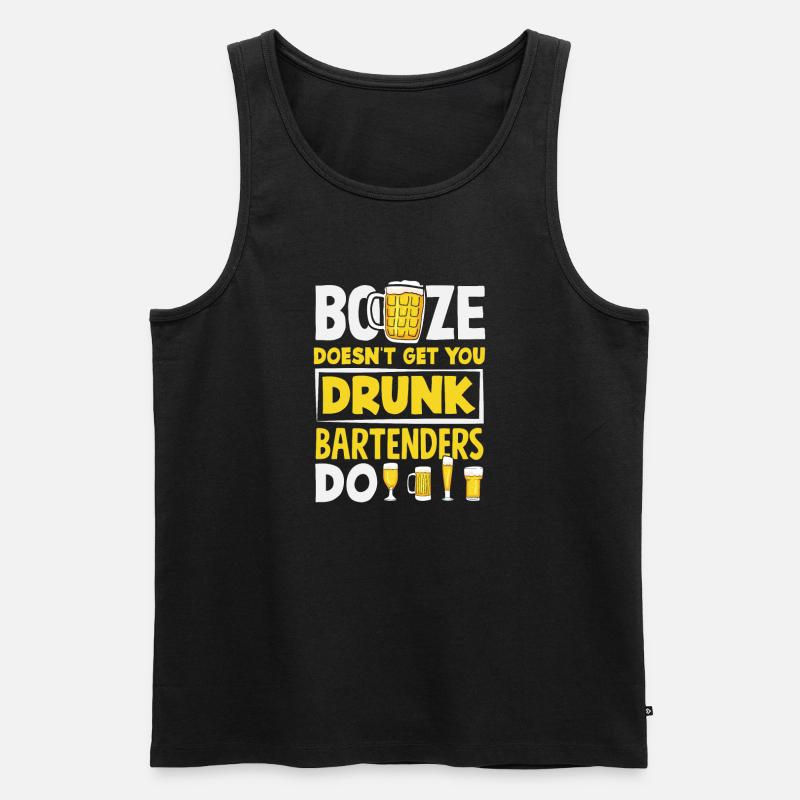 Funny Bartender Saying Bartender Gift - Men's Premium Organic Tank Top - black