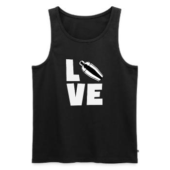Lustiger Barkeeper Spruch Barkeeper Geschenk - Männer Premium Bio Tank Top - Schwarz - Vorne - Michal (187cm)