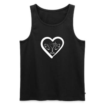 Lustiger Barkeeper Spruch Barkeeper Geschenk - Männer Premium Bio Tank Top - Schwarz - Vorne - Michal (187cm)