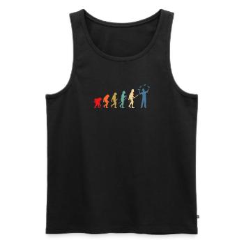 Funny Bartender Saying Bartender Gift - Men's Premium Organic Tank Top - black - Front - Michal (187cm)