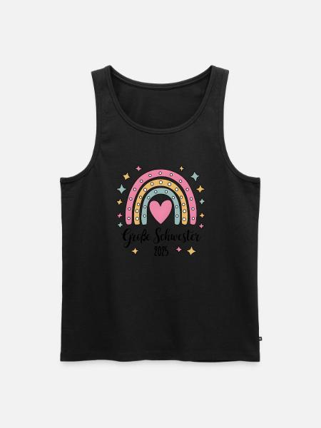 Big Sister 2025 Rainbow - Men's Premium Organic Tank Top - black