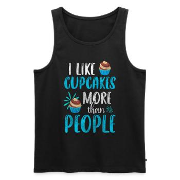 Pastry Bakers Baking Sweets - Men's Premium Organic Tank Top - black - Front - Michal (187cm)