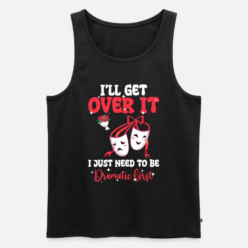 Drama Prinzessin Rampenlicht Problem - Männer Premium Bio Tank Top - Schwarz