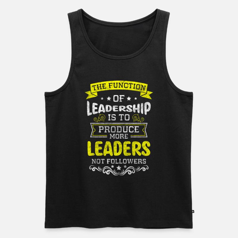firma manager - Männer Premium Bio Tank Top - Schwarz