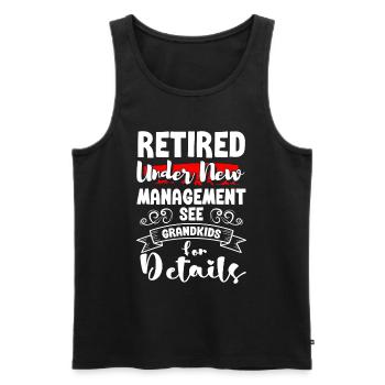Grandparents Grandchildren Love - Men's Premium Organic Tank Top - black - Front - Michal (187cm)