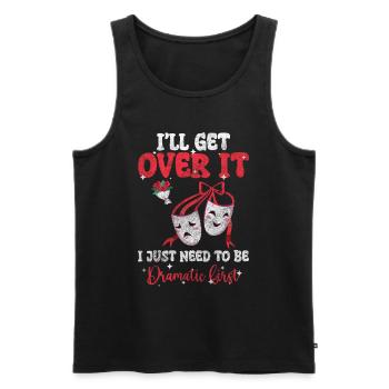 Drama Theatre Female Problems - Men's Premium Organic Tank Top - black - Front - Michal (187cm)