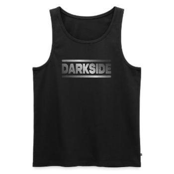 Darkside DNB Drum and Bass Junglist - Männer Premium Bio Tank Top - Schwarz - Vorne - AI Model Male 178 light (178cm)