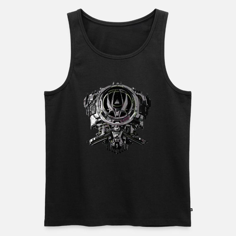 Kybernetisch - Männer Premium Bio Tank Top - Schwarz