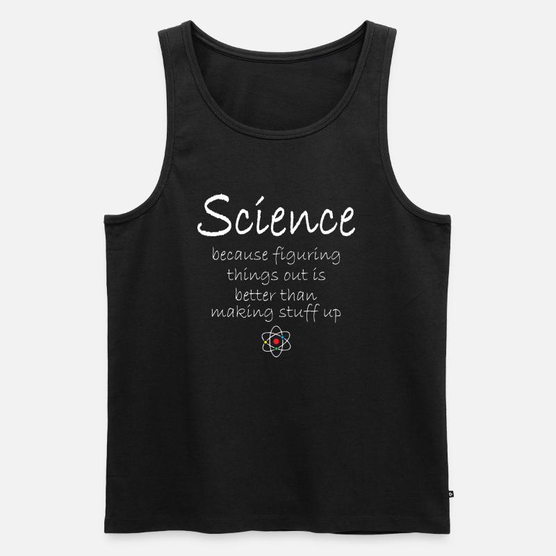 Science is Better - Männer Premium Bio Tank Top - Schwarz