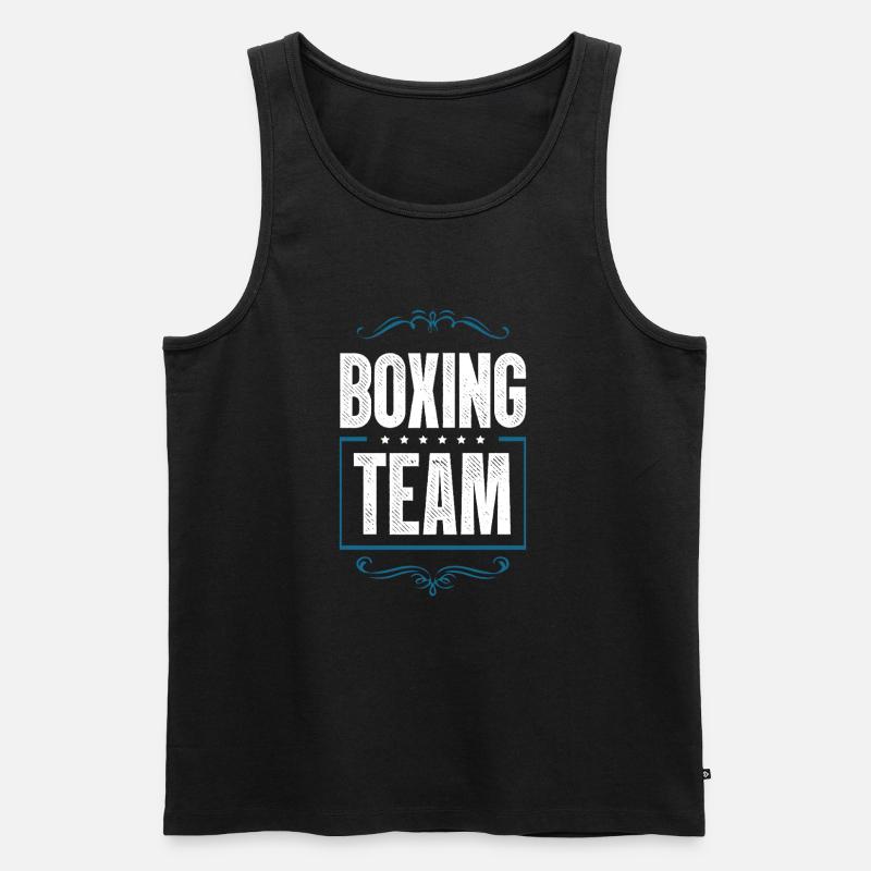 Boxing Crew - Männer Premium Bio Tank Top - Schwarz