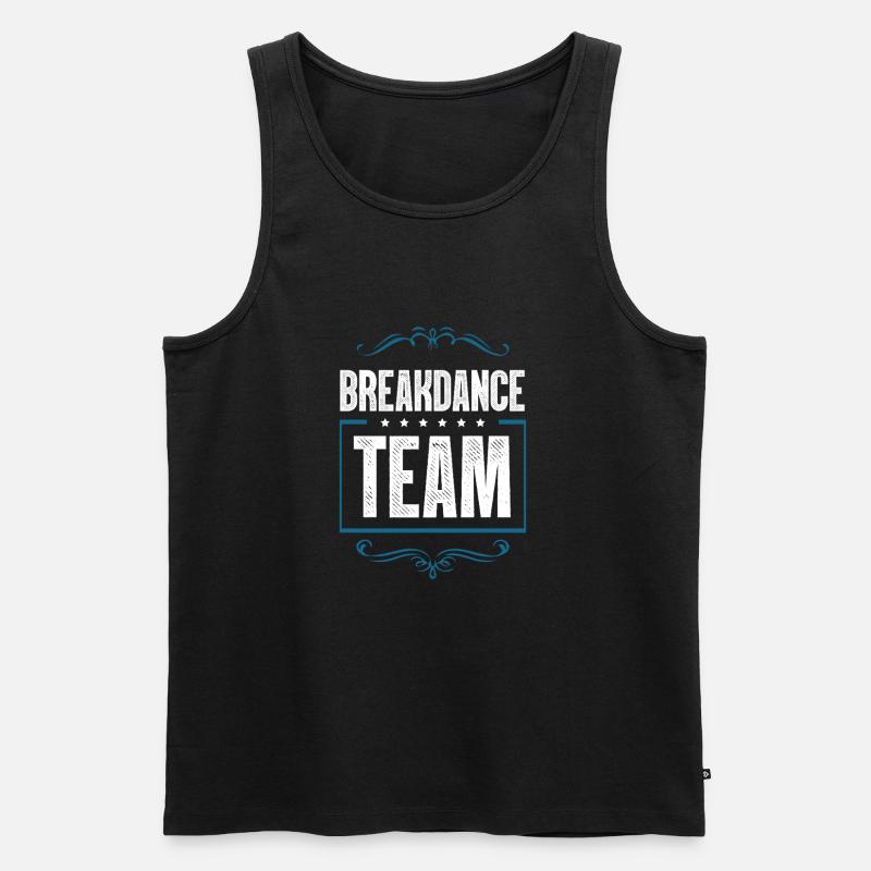 Breakdance Crew - Männer Premium Bio Tank Top - Schwarz