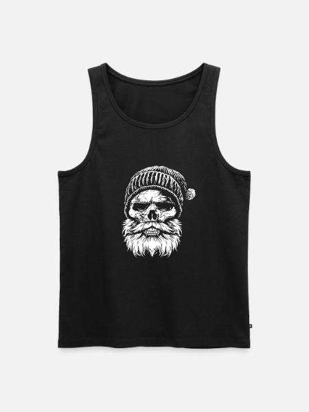 Lumberjack Skull - Men's Premium Organic Tank Top - black