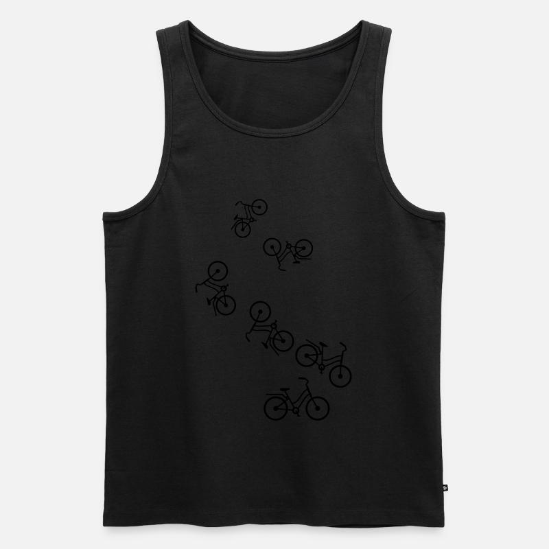 Fahrrad Icon - Männer Premium Bio Tank Top - undefined
