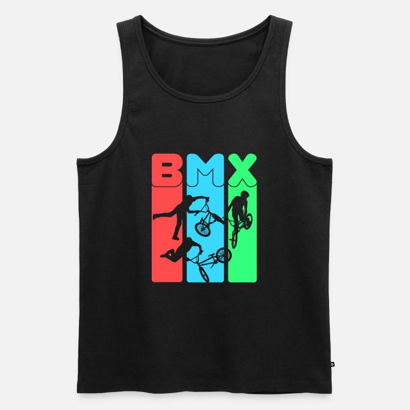BMX - Männer Premium Bio Tank Top - Schwarz