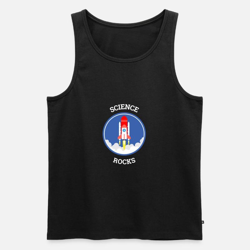 Science Rocks Informatiker Nerd - Männer Premium Bio Tank Top - Schwarz