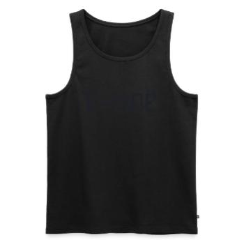 Unglaublich! Spruch auf Russisch Russak Russland - Männer Premium Bio Tank Top - Schwarz - Vorne - Michal (187cm)
