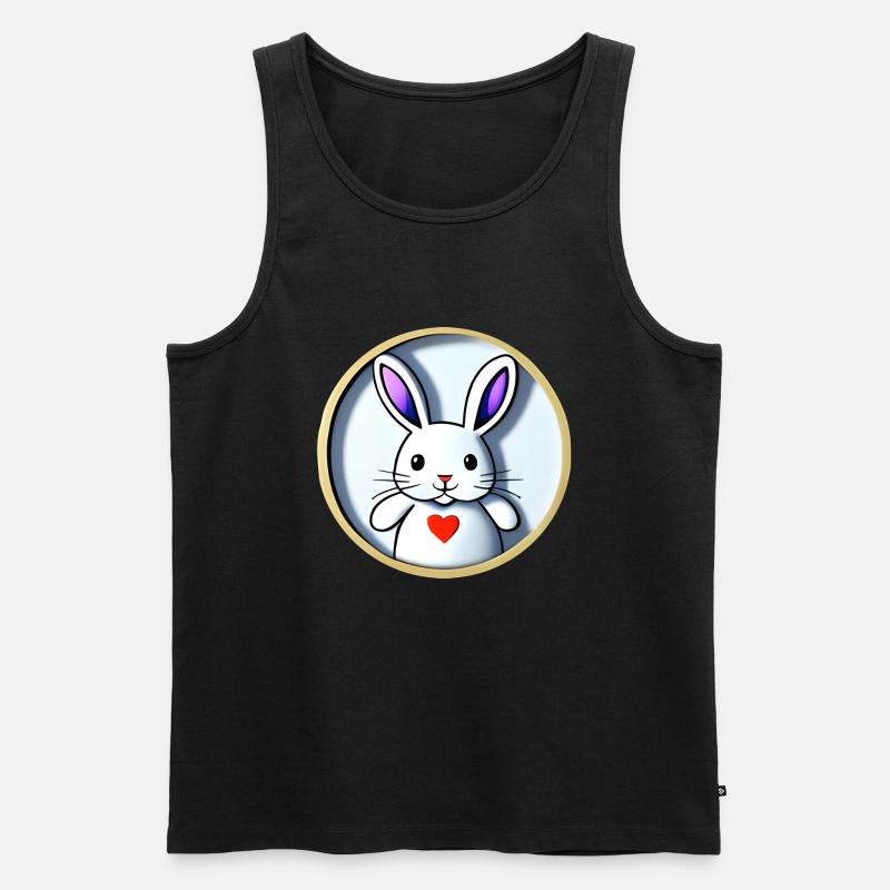 Ostergeschenk - Männer Premium Bio Tank Top - Schwarz