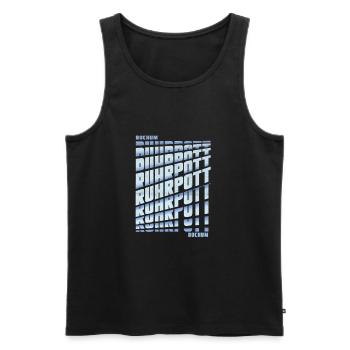 Ruhrpott Bochum - Männer Premium Bio Tank Top - Schwarz - Vorne - Michal (187cm)