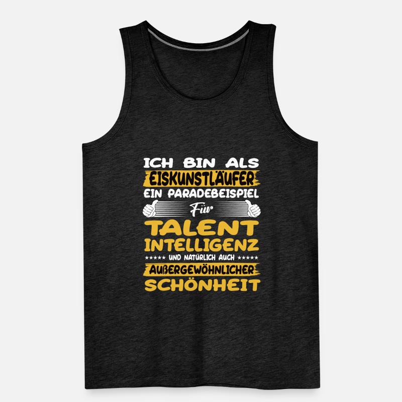 Eiskunstläufer ein Paradebeispiel Eiskunstlauf Männer Premium Bio Tank Top