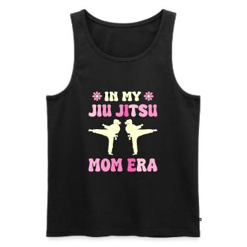 BJJ Boxing Grappling in meiner Jiu Jitsu Mom-Ära - Männer Premium Bio Tank Top - Schwarz - Vorne - AI Model Male 178 light (178cm)