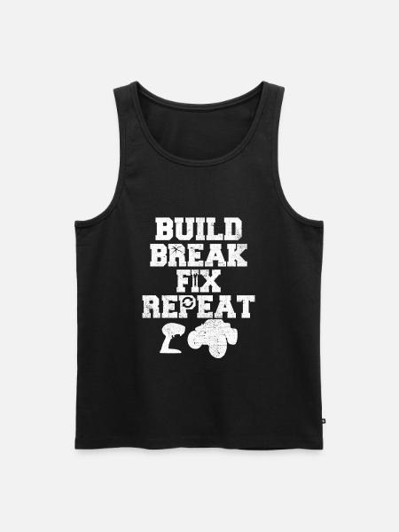 RC remotely controlled - Men's Premium Organic Tank Top - black