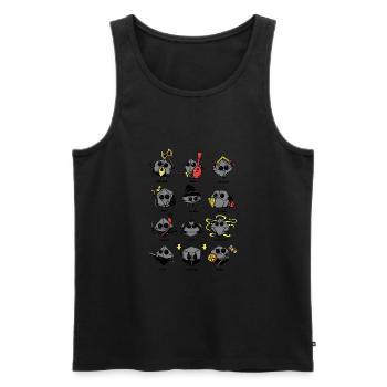 Gamer Dice Dungeon RPG Tabletop Drôles cadeaux - Débardeur bio Premium Homme - noir - Devant - Michal (187cm)