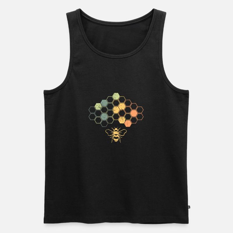 Imker & Imkerin - Männer Premium Bio Tank Top - Schwarz