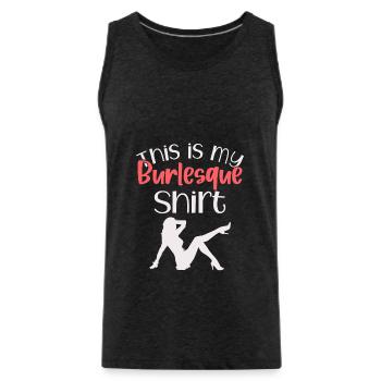 Lustiger Burlesque Burlesque - Männer Premium Bio Tank Top - Anthrazit - Vorne - Alexander (188cm)
