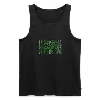 Setec Astronomy - Entwickler von Computerprogrammierern - Männer Premium Bio Tank Top - Schwarz - Vorne - AI Model Male 178 light (178cm)