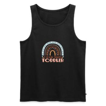 I Speak Fluent Toddler Daycare Provider - Daycare - Men's Premium Organic Tank Top - black - Front - Michal (187cm)