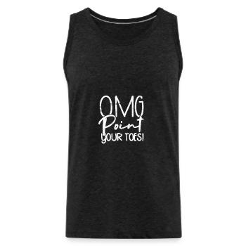 Omg zeige deine Zehen! - Retro Musical Ballsaal - Männer Premium Bio Tank Top - Anthrazit - Vorne - Alexander (188cm)
