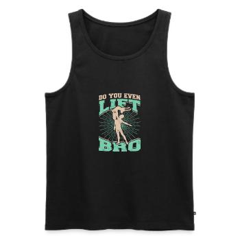 Est-ce que vous soulevez même bro - Ballet de théâtre musical - Débardeur bio Premium Homme - noir - Devant - AI Model Male 178 light (178cm)
