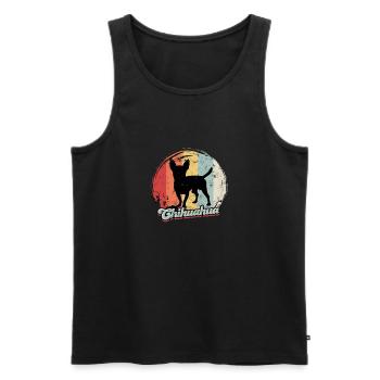 Chihuahua - chien jouet - Débardeur bio Premium Homme - noir - Devant - AI Model Male 178 light (178cm)