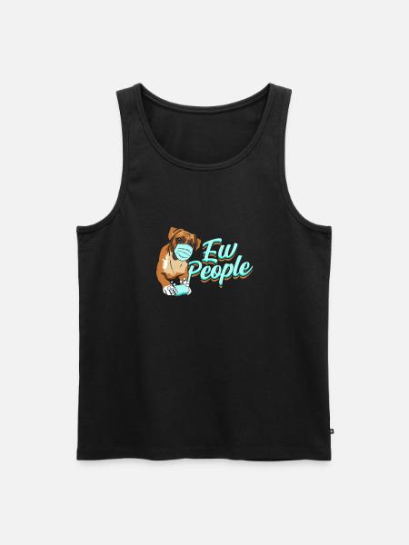 Ew People - human bestfriend - Men's Premium Organic Tank Top - black