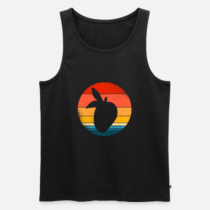 Mango - Männer Premium Bio Tank Top - Schwarz
