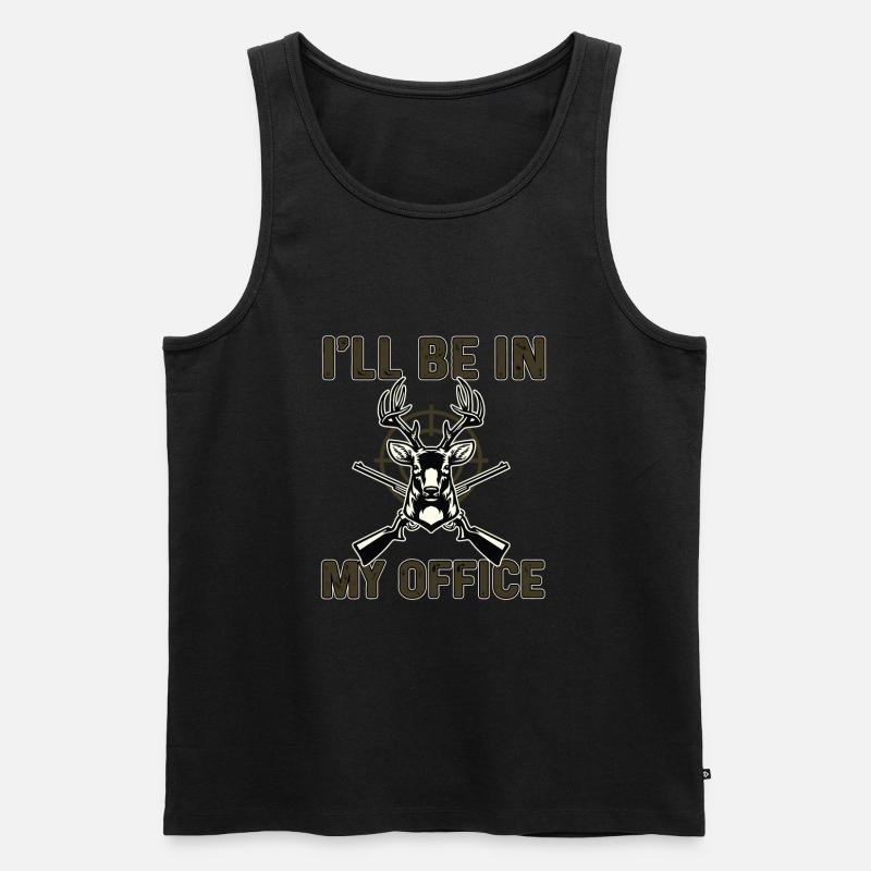 Jagd - Männer Premium Bio Tank Top - Schwarz