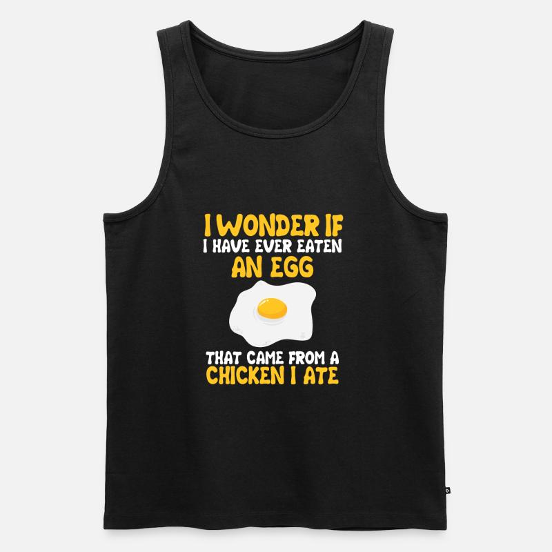 Eggs and chickens gift - Men's Premium Organic Tank Top - black