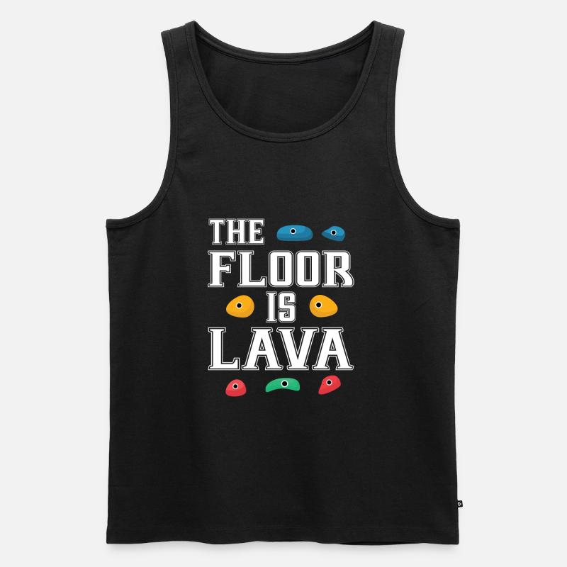 Klettern Geschenk Kletterwand - Männer Premium Bio Tank Top - Schwarz