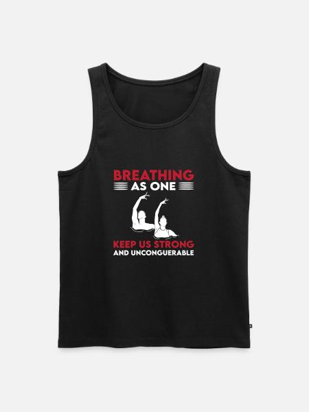 Synchronized Swimming Gift - Men's Premium Organic Tank Top - black