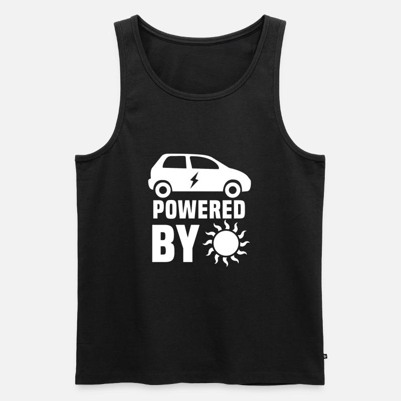 Elektroauto - Männer Premium Bio Tank Top - Schwarz