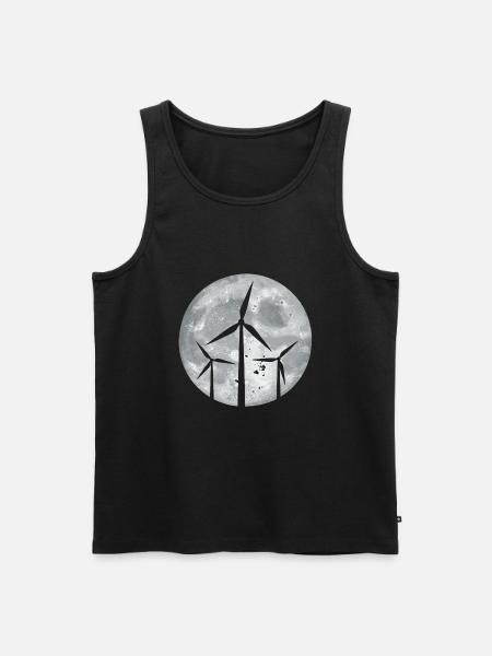 Éolienne - Débardeur bio Premium Homme - noir