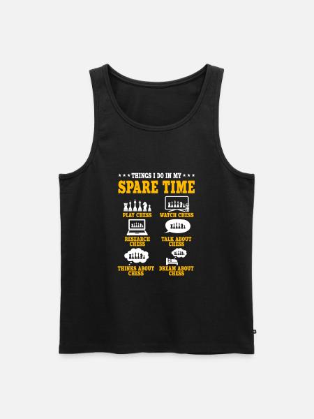 Chess Gift - Men's Premium Organic Tank Top - black