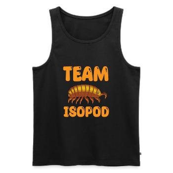 Team Assel - Men's Premium Organic Tank Top - black - Front - AI Model Male 178 light (178cm)