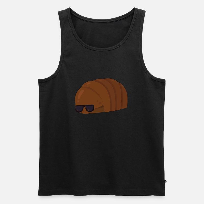 Coole Assel - Männer Premium Bio Tank Top - Schwarz