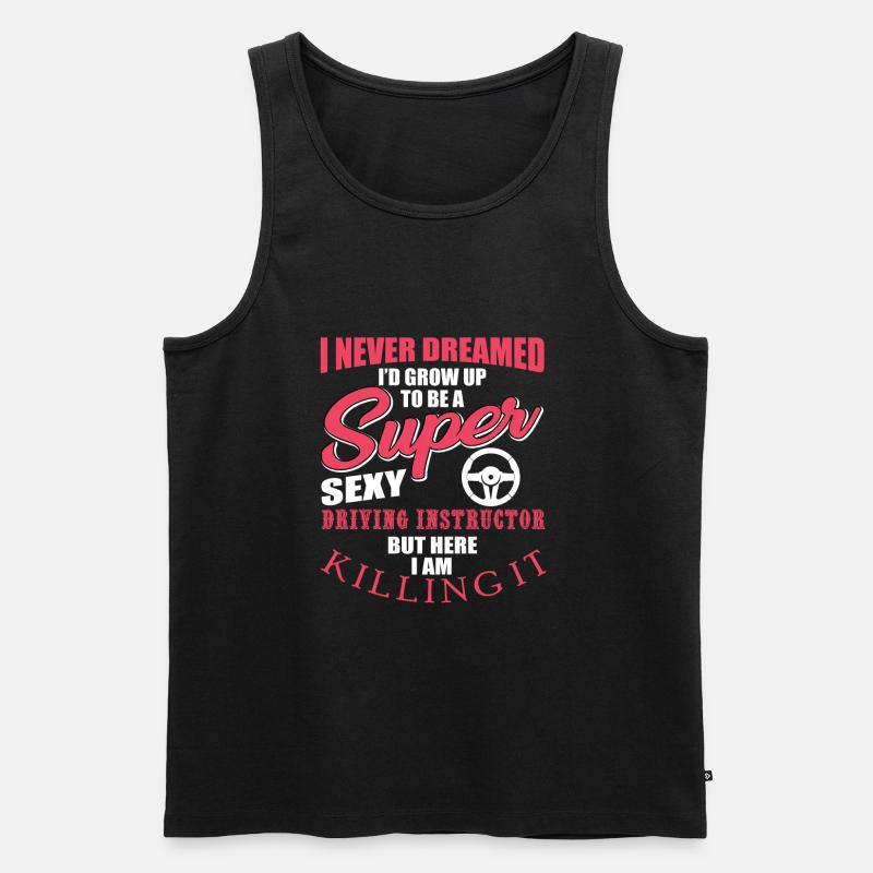 Fahrlehrer - Männer Premium Bio Tank Top - Schwarz