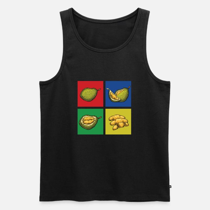 Durian - Männer Premium Bio Tank Top - Schwarz