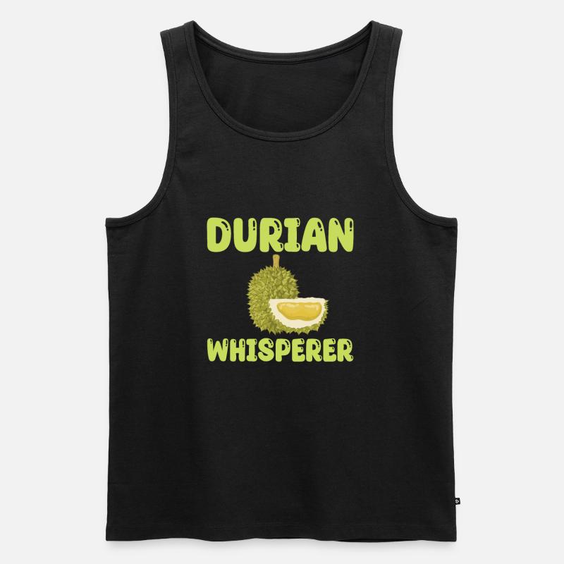 Durian - Männer Premium Bio Tank Top - Schwarz