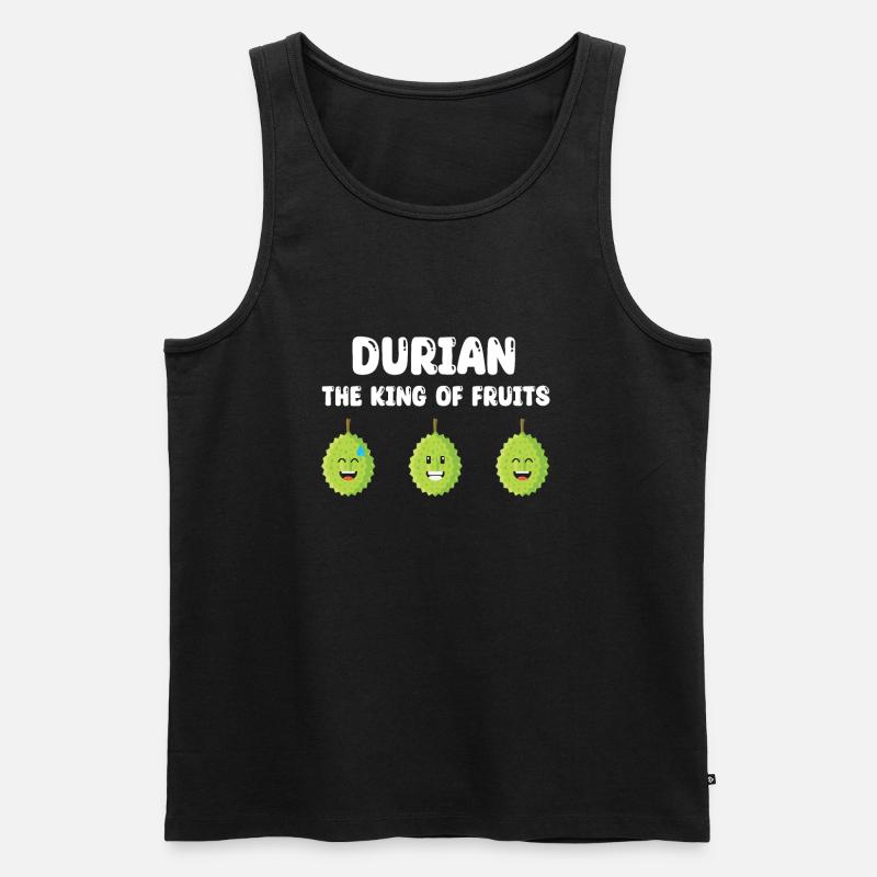 Durian - Männer Premium Bio Tank Top - Schwarz